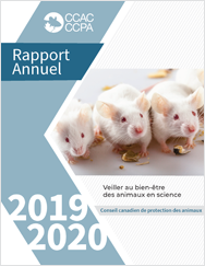 Couverture du Rapport annuel 2019-2020 du CCPA